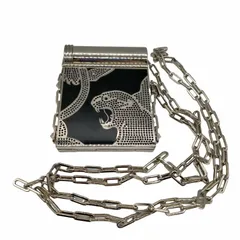 ヴァレンティノガラヴァーニ VALENTINO GARAVANI コンパクトミラー＆リップケース  ラインストーン チェーンショルダー レディース 表記無 のサムネイル