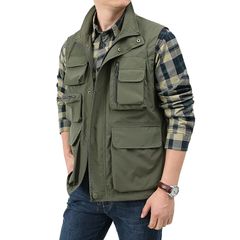 新品 [OROLN] メンズ メッシュベスト 多機能 フィッシングベスト 超軽量 釣り 射撃 登山 撮影 夏用 アウトドア ベスト 作業用 旅行用 多ポケット 防紫外線 通気速乾 釣り 用 ベスト おしゃれ キャンプ ベスト