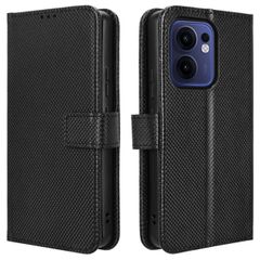 OPPO Reno13 A ケース 手帳 チェック柄 手帳 ケース 【Color】ブラック