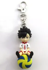 【中古】キーホルダー 黒尾鉄朗 プチっとのりマスvol.2-セカンドユニフォームver.- 「ハイキュー!!」