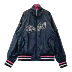 サイズ：L FILA GOLF フィラゴルフ  2way 蓄熱ジャケット 総柄 ブラック系 [240101519124] ゴルフウェア レディース ストスト