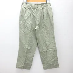 H■茶タグ■ノースフェイス/THE NORTH FACE ツータック コットンパンツ チノパン【84】ベージュ/MENS■16【中古】