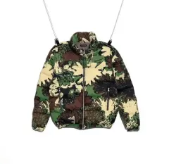 本日まで！PEACEMINUSONE(ピースマイナスワン) パファー ジャケット ☆【Nike x Peaceminusone】☆コラボ 2+1 Jacket Black