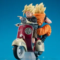 デスクトップリアルマッコイEX　スーパーサイヤ人孫悟空＆孫悟飯＆バイク デスクトップリアルマッコイEX ドラゴンボールZ スーパーサイヤ