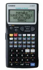 ヤマヨ 測量電卓 即利用くん 5800X2 プログラム関数電卓 携帯測量ツール
