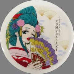 [중고] 머그컵·탕만 작은 보라색 도자기 코스터 [이치반 복권 원피스 EX ONE PIECE GIRL'S COLLECTION 패노황] G상