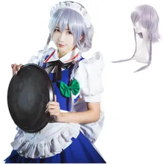 し*お様 十六夜咲夜 セット済ウィッグ 東方Project キャラクターウィッグ 東方PROJECT アシストウィッグVer. 十六夜