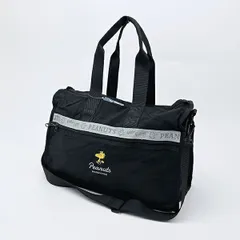 スヌーピー ウッドストック ボストンバッグ ブラック SNOOPY