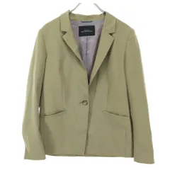 美品 green label relaxing グリーンレーベルリラクシング 長袖 スーツジャケット 36 ベージュ系 UNITED ARROWS ユナイテッドアローズ レディース 古着
