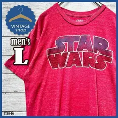 【STAR WARS】スターウォーズ古着アメリカTシャツ半袖メンズLレッド