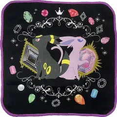 【中古】タオル・手ぬぐい(キャラクター) ブラッキー＆エーフィ プリントハンドタオル 「一番くじ Pokemon EIEVUI＆CRYSTAL DROPS」 F賞