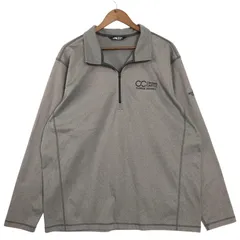 ザ・ノース・フェイス 長袖ハーフジップ プルオーバージャケット 大きいサイズ古着 メンズUS-XLサイズ グレー系 jc-0271