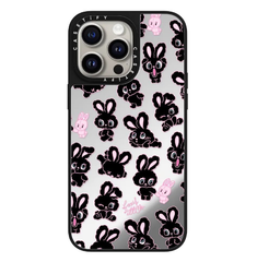 foxy illustrations CASETiFY ミラーケース iPhone16ケース iphoneケース iphone15ケース iphone14ケース ブラック 可愛い iPhone13ケース スマホケース 四隅保護 多機種対応