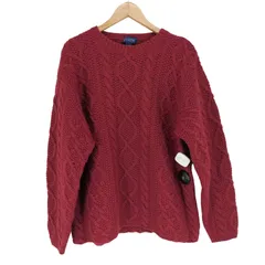 ジェイクルー J.CREW 90S ウールケーブルニット メンズ 表記無 