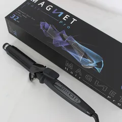 【美品】ホリスティックキュアーズ マグネットヘアプロ 32mm HCC-G32DG カールアイロン クレイツ ヘアアイロン 本体