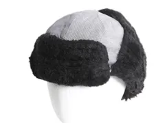 【お得なクーポン配布中!】 ノースフェイス 中綿入り ナイロン フライト キャップ メンズ フリーサイズ 帽子 防寒 耳当て ボア パイル フリース ボンバー ハット 灰 黒