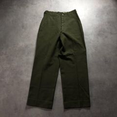 50s ミリタリー トラウザーズ カーキ W28 軍パン ヴィンテージ ワイド 50s ミリタリー トラウザーズ カーキ W28 軍パン ヴィンテージ ワイド