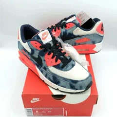 NIKE AIR MAX 90 QS ATMOS BLEACHED DENIM ナイキ エア マックス 90 QS アトモス ブリーチド デニム 赤 青 白 26cm 700875 400