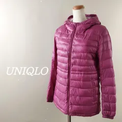 ユニクロUNIQLOウルトラライトダウンパーカージャケット紫パープルM