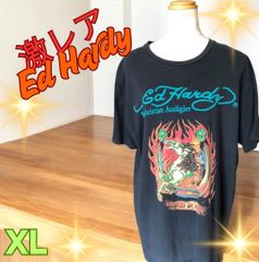【激レア】Ed Hardy XL Tシャツ ドラゴンタトゥーアート Y2K