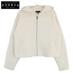 美品/23年製 Theory セオリー 01-3403710 カシミア混 ジップ ニットパーカー/ トップス S ホワイト レディース Theory セオリー 【美品/23年製】01-3403710 カシミア混 ジップ