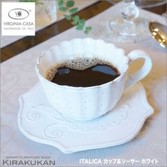 ヴィルジニアカーサ ITALICA カップ＆ソーサー イタリア製 テーブルウェア 食器