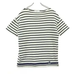 B:MING by BEAMS ビーミングバイビームス ボーダー柄 半袖 Tシャツ S ホワイト系 レディース 古着