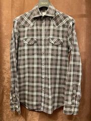 ナンバーナイン 05aw チェックシャツ 中田英寿THE HIGH STREE - メルカリ
