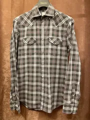 CIT LUXURY チェック柄 長袖ウエスタンシャツ マルチカラー 37-14 1/2サイズ