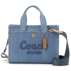 新品未使用❤️コーチ 2way カーゴトートバッグ キャンバスブルーCoachS① 新品未使用❤️コーチ 2way カーゴトートバッグ キャンバス