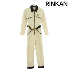 【新品未使用】グッチ　702874 ダブルGベルト付きジャージージャンプスーツ org.jpg