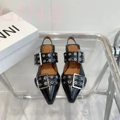 最終値下げ！GANNI フラットシューズ (38)