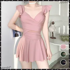 ワンピース水着 体型カバー 3色エレガント水着 セクシー 露出控えめ リゾート Vライン胸元 ワイヤー入り インナーパンツ一体型 レトロ水着 無地ハイウエスト 水着 オールインワン 盛れる水着