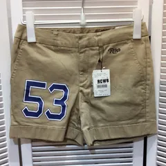 未使用☆RCWB ロデオクラウン ショートパンツ S ベージュ