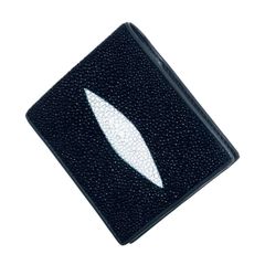 スティングレイ 財布 ネイビー 二つ折り ポケット付き 短財布 巾着袋 プレゼント