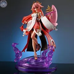原神 リアル調 八重神子 1/4スケール 50cm 完成品フィギュア　海外限定 新品】原神 八重神子 1/4スケール 塗装済み完成品 フィギュア
