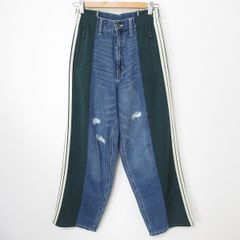 ロデオクラウンズ RODEO CROWNS リメイク デニム＆ジャージ パンツ a843805ss