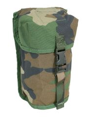 オランダ軍 MOLLE キャンティーン ポーチ フォレストカモ ウッドランド プラバックル ほぼ新品