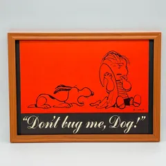 ビンテージ　カレンダー　BOOK ポスター　ピーナッツ『 ライナス ＆ スヌーピー 』 1963's　※当時物　額付　オリジナル アメリカ 　ヴィンテージ ( AZ2562 )