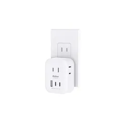 タップ USB コンセント海外利用可能 Addtam 電源タップ 【2025年更新 小さくて精巧】 雷ガード付 3個AC口 2つUSB-C&1つUSB-Aポート たこあしコンセント タコ足配線 充電タップ マルチタップ コンセントタップ PD非対応 急速充 1