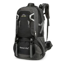 ☆ Black 40L ☆ Backpack Outdoor Large Capacity pmy801 Hiking Backpack Large Capacity 60L Women's Men's Backpack Mountain Climbing Hiking Mountain Girl Rucksack Stylish Bag Travel Camp Disaster Preparedness Backpack Outdoor