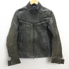 美品 XXL MEN’S MELROSE シングルライダース 羊革 襟付き 黒 美品 XXL MEN'S MELROSE シングルライダース 羊革 襟付き 黒