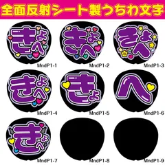 G反射うちわ文字【MndP1】F3Lファンサ文字　なにわきょへ反射名前文字高橋高階男子女子たかはしオーダー文字連結文字ボードパネルスローガンハングル恭平なにわ男子女子きょうへい京平