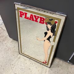 play boy 鏡　ミラー　壁掛け　ヴィンテージ　アメリカン　雑貨　バニーガール　昭和　ビンテージ　レトロ　プレイボーイ　インテリア　家具　雑貨
