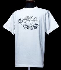kustomstyle カスタムスタイル Tシャツ ( KST2507WH) script logo rose T-shirt カラー：ホワイト 5,500円(内税)