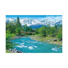向井　潤吉、岳麓好日（長野県北安曇郡白馬村北城塩島）、希少な画集より 向井潤吉、岳麓好日（長野県北安曇郡白馬村北城塩島）、希少な