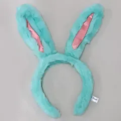 【中古】アクセサリー(非金属) うさみみカチューシャ スカイブルー 「ディズニー・イースター2017」 東京ディズニーリゾート限定