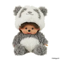 ファースト　モンチッチ風　パンダ　ぬいぐるみ　② レトロ　中古品 ファースト モンチッチ風 パンダ ぬいぐるみ ② レトロ 中古品