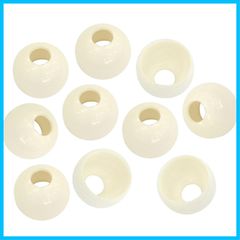 【在庫処分】プラループエンド 20mm 10個入り NASKA Col.2 アイボリー P-20