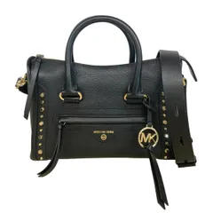 【中古】 Michael Kors （マイケルコース） 2WAY ﾊﾝﾄﾞﾊﾞｯｸﾞ ｽﾀｯｽﾞ ショルダーバッグ Black ブラック 30S0GCCS1T used:Bﾞ